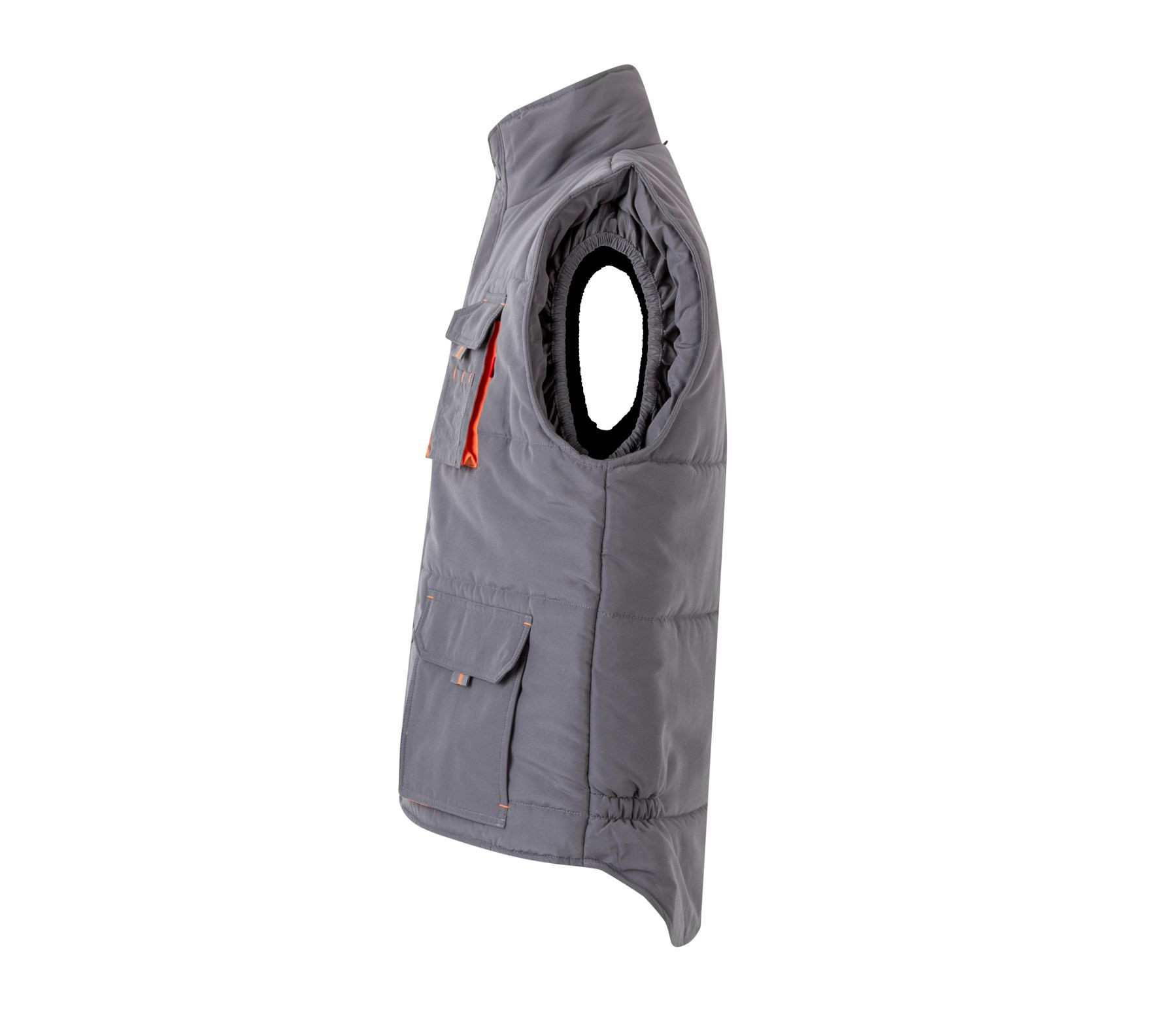 GILET MATELASSÉ BICOLORE MULTIPOCHES