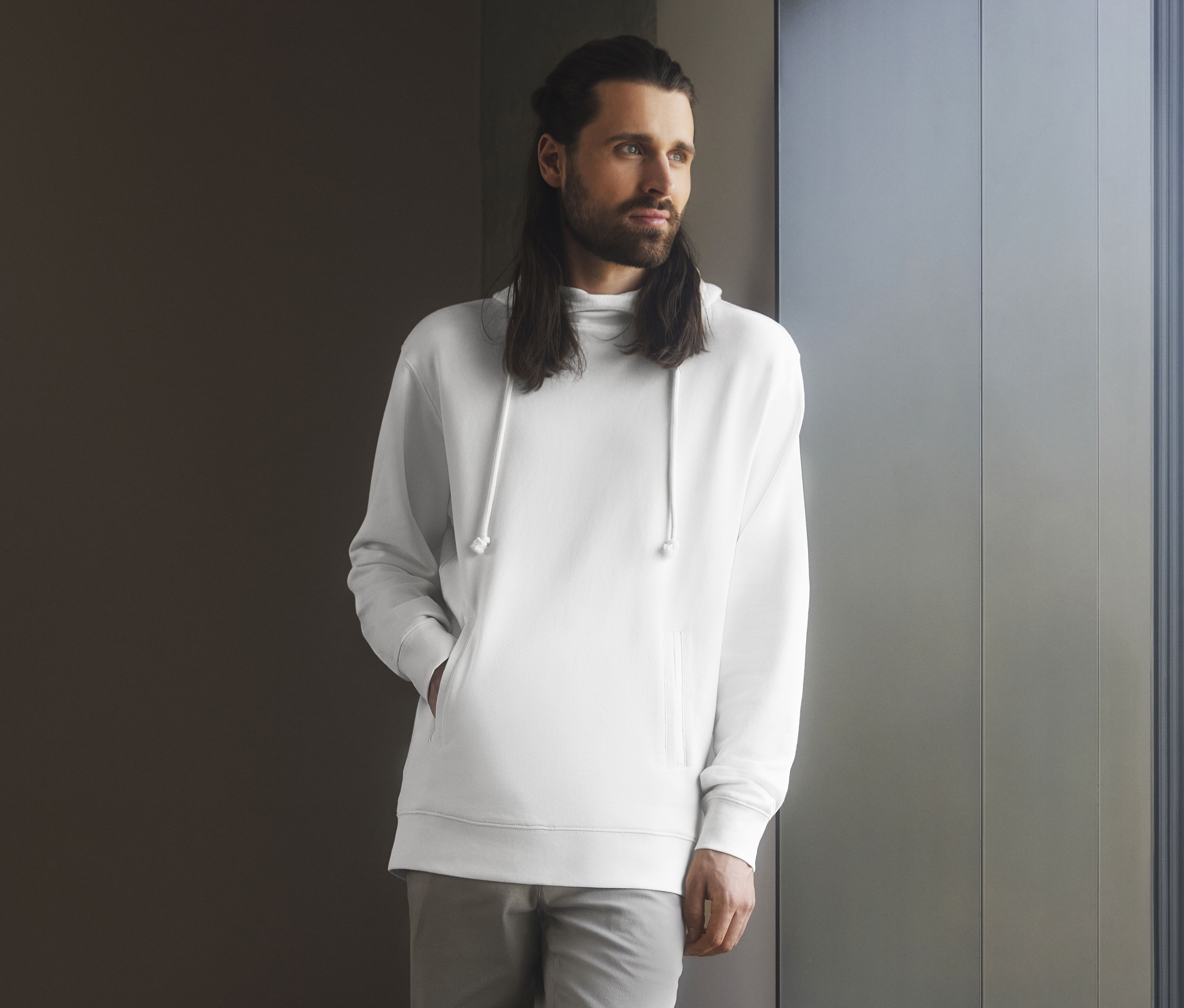 PURE ORGANIC HOODED SWEAT